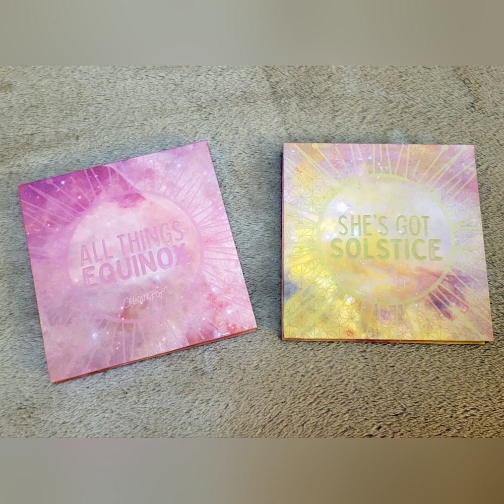 Bundle of 2 ColourPop Eyeshadow palettes